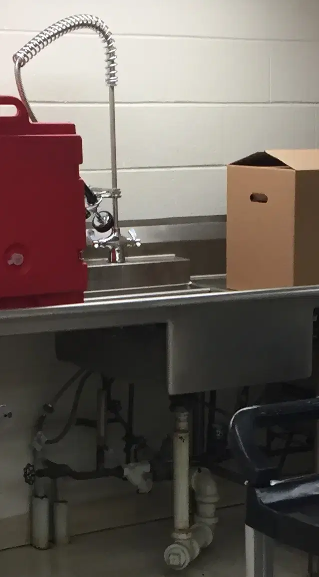 sink at a child care center